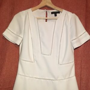 Banana Republic XXS white fitted dress shirt